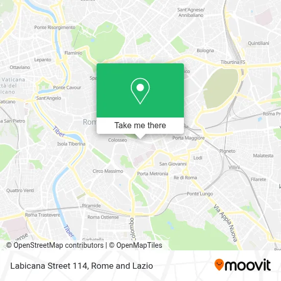 Labicana Street 114 map