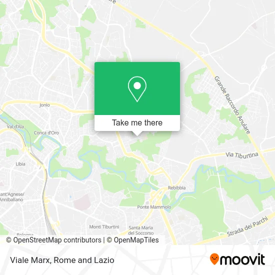 Viale Marx map