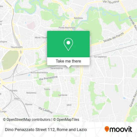 Dino Penazzato Street 112 map