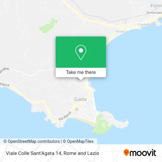 Colle Sant'Agata Avenue 14 map