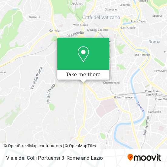 Viale dei Colli Portuensi 3 map