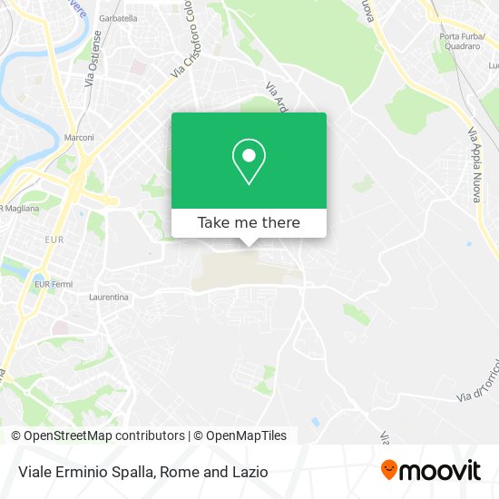 Viale Erminio Spalla map