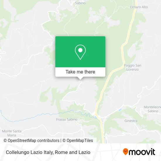 Collelungo, Lazio, Italy map