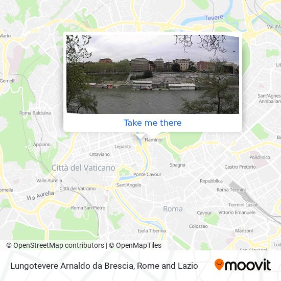 Lungotevere Arnaldo da Brescia map