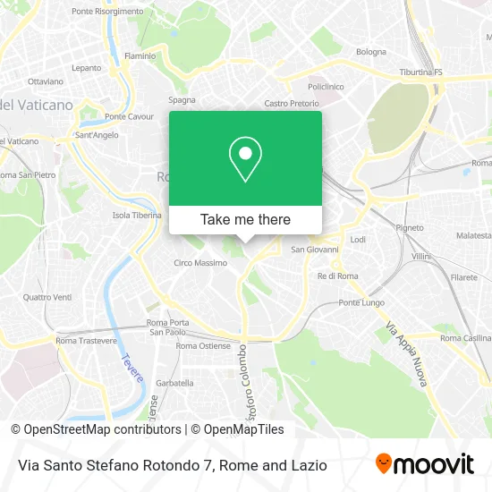 Santo Stefano Rotondo Street 7 map