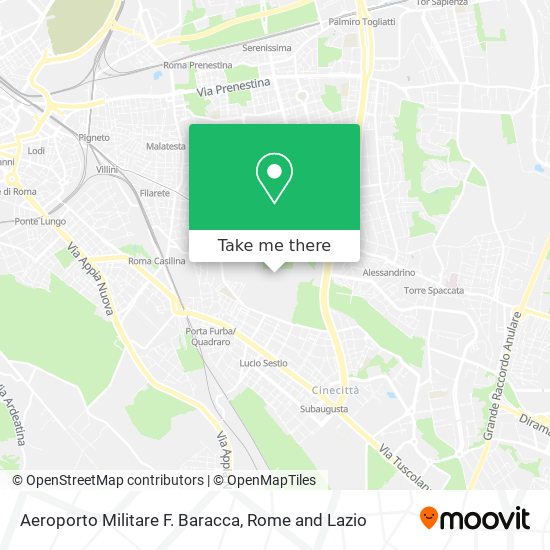 Aeroporto Militare F. Baracca map