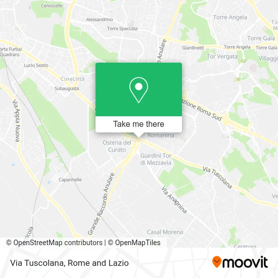 Tuscolana Street map