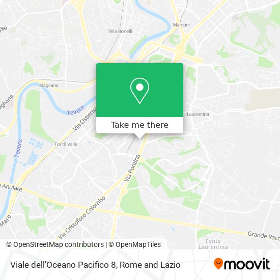 Viale dell'Oceano Pacifico 8 map