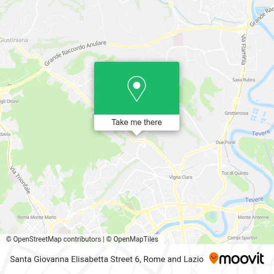 Santa Giovanna Elisabetta Street 6 map