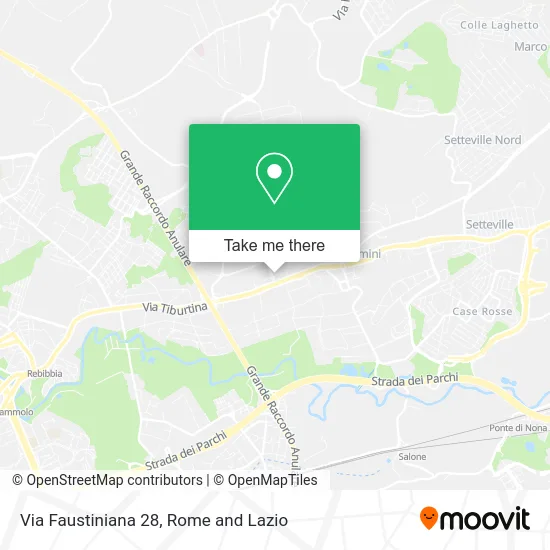 Faustiniana Street 28 map