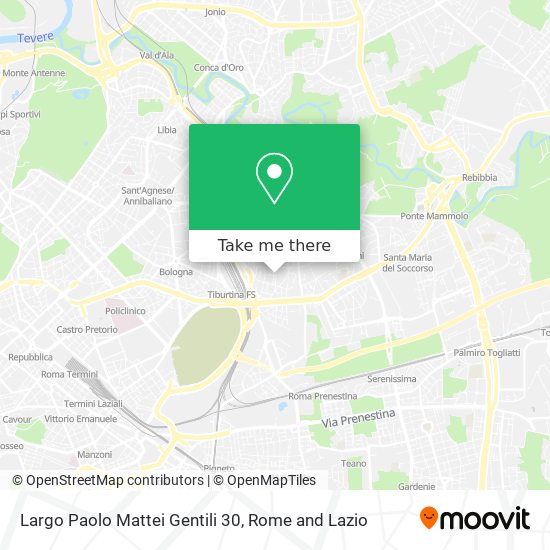 Largo Paolo Mattei Gentili 30 map
