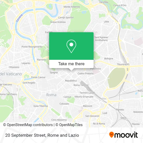 20 September Street map