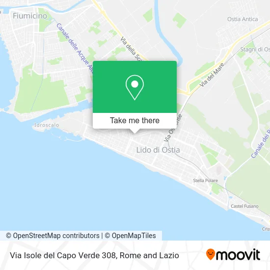 Cape Verde Islands Street 308 map