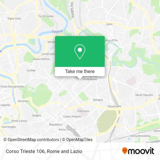 Corso Trieste 106 map