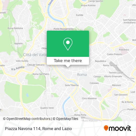 Piazza Navona 114 map