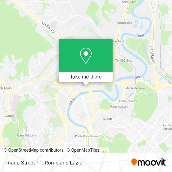 Riano Street 11 map