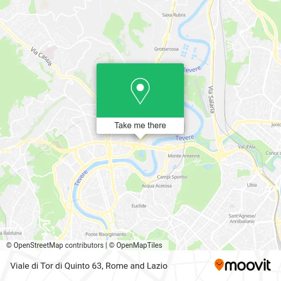 Tor di Quinto Avenue 63 map