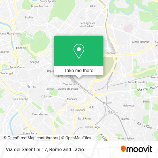 Salentini Street 17 map