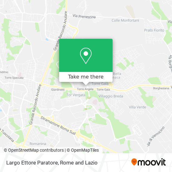 Largo Ettore Paratore map