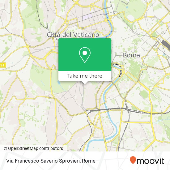 Via Francesco Saverio Sprovieri map