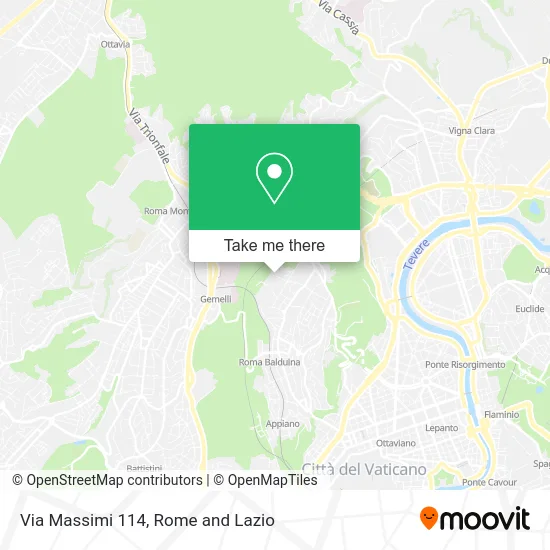 Via Massimi 114 map