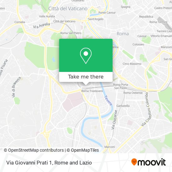 Via Giovanni Prati 1 map