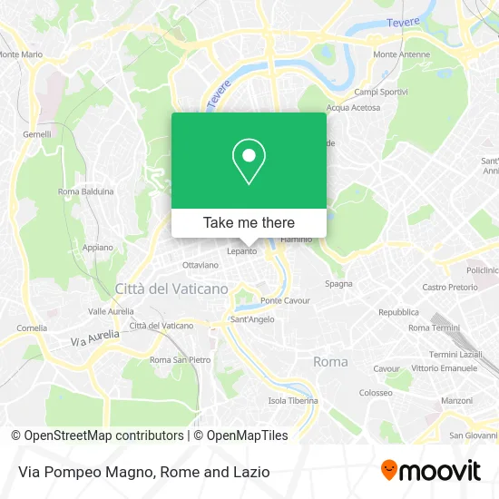 Pompeo Magno Street map