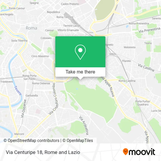 Via Centuripe 18 map