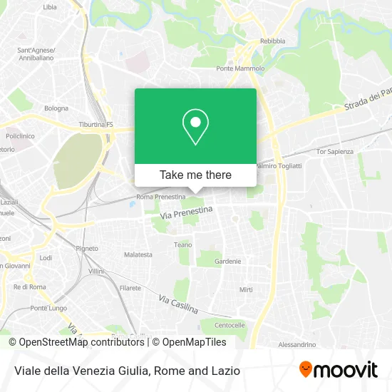 Venezia Giulia Avenue map