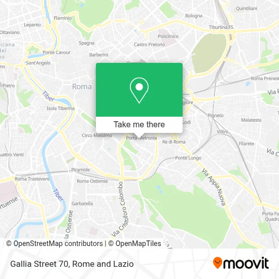 Gallia Street 70 map