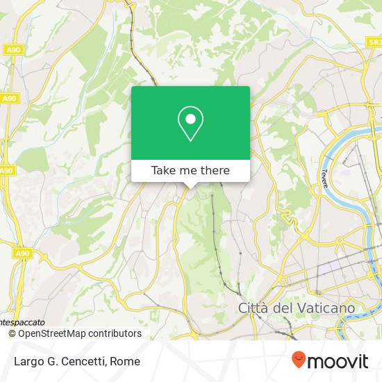Largo G. Cencetti map