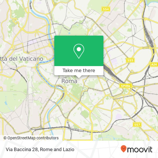 Via Baccina 28 map