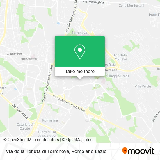 Torrenova Estate Road map