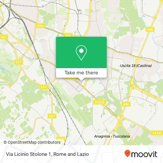 Via Licinio Stolone 1 map
