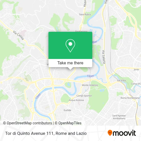 Tor di Quinto Avenue 111 map