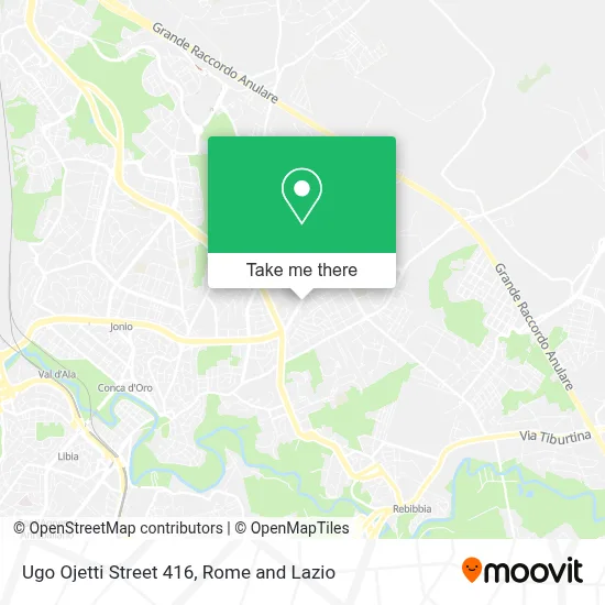 Ugo Ojetti Street 416 map