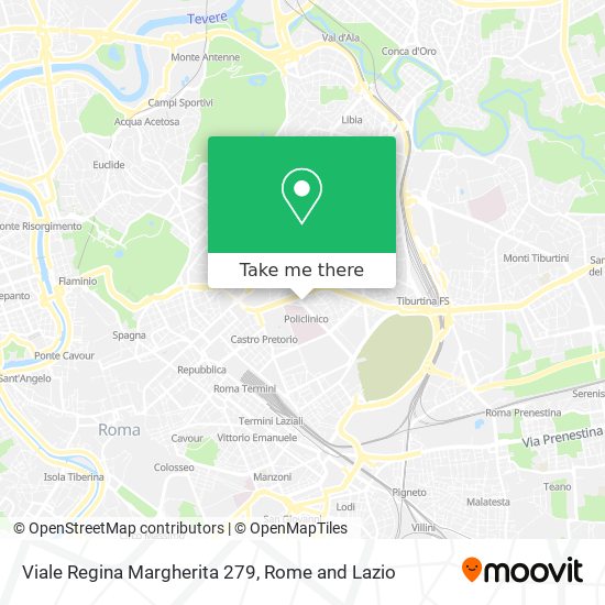 Viale Regina Margherita 279 map
