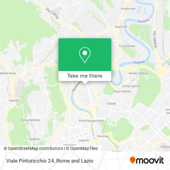 Viale Pinturicchio 24 map