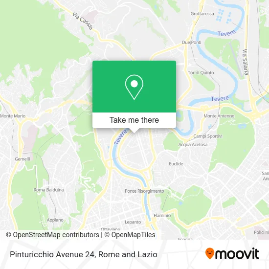 Pinturicchio Avenue 24 map