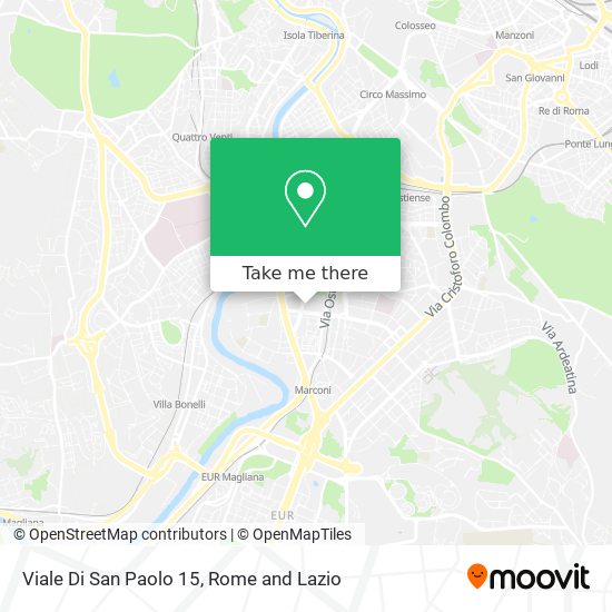 Viale Di San Paolo 15 map