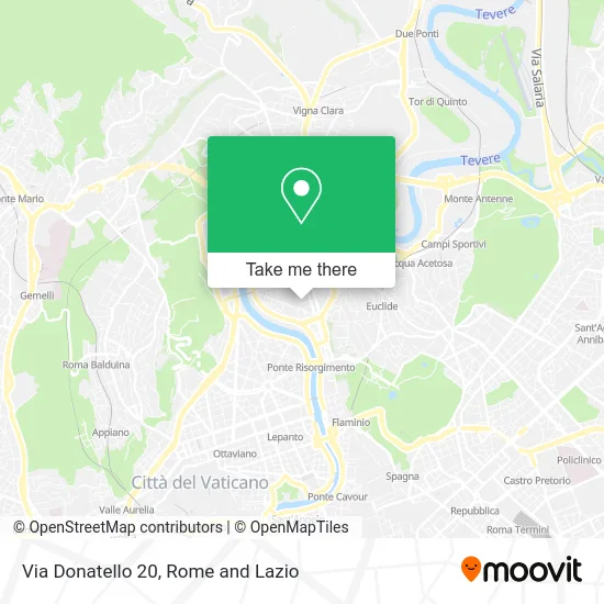 Donatello Street 20 map