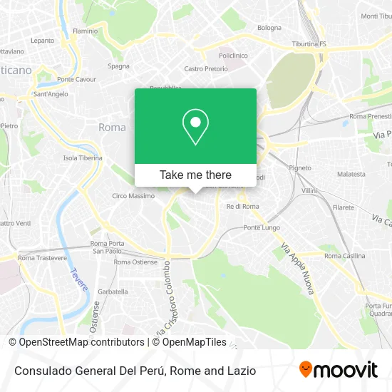 Consulado General Del Perú map