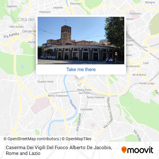 Caserma Dei Vigili Del Fuoco Alberto De Jacobis map