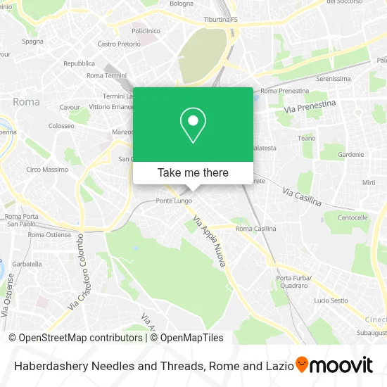 Haberdashery Needles and Threads map