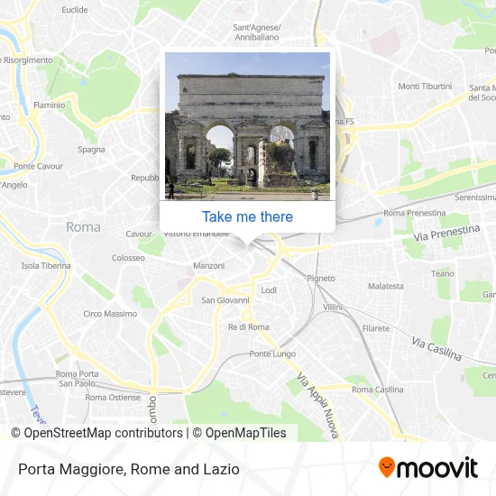 Porta Maggiore map