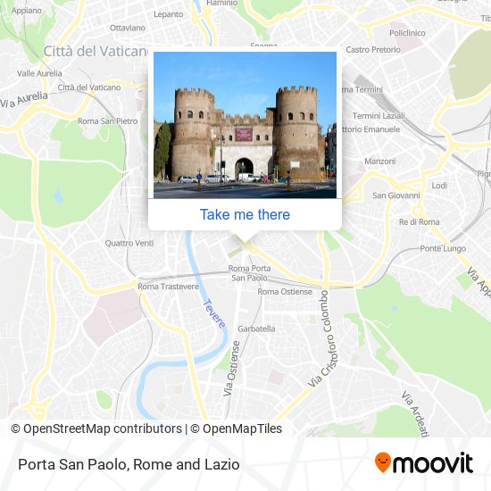 Porta San Paolo map