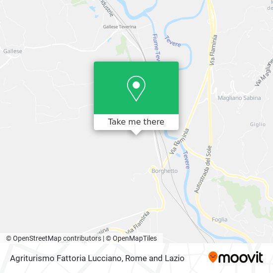 Agriturismo Fattoria Lucciano map