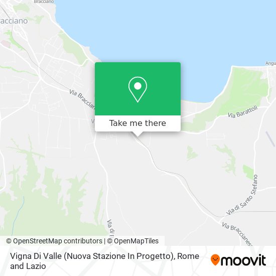 Vigna Di Valle (Nuova Stazione In Progetto) map