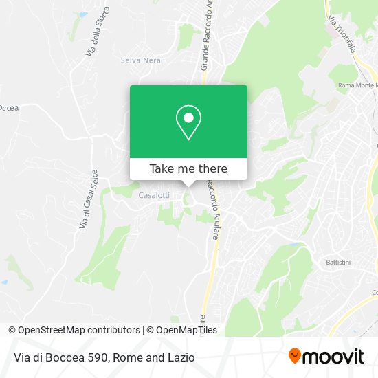 Via di Boccea 590 map