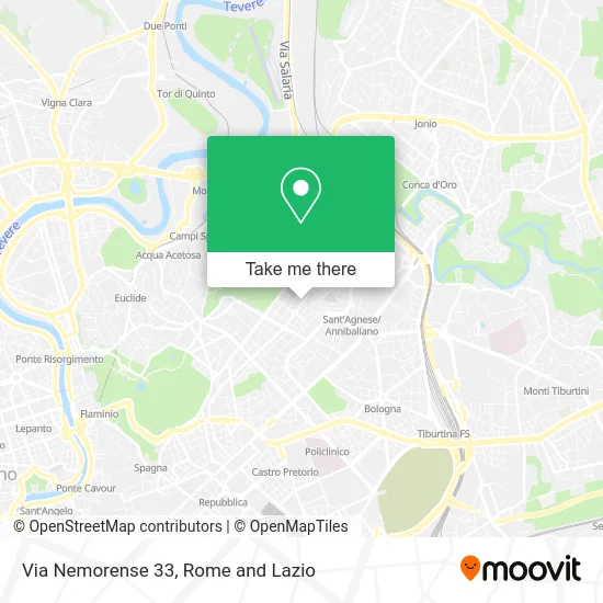 Nemorense Street 33 map